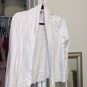 Old Navy cardigan cotton sweatshirt tie waist M